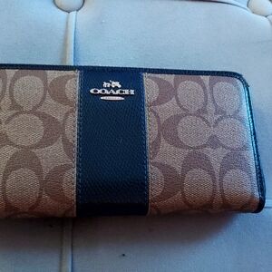Coach Brown and Black Wallet